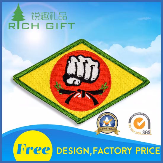 Embroidery Patch with Imitate Bar Code Logo