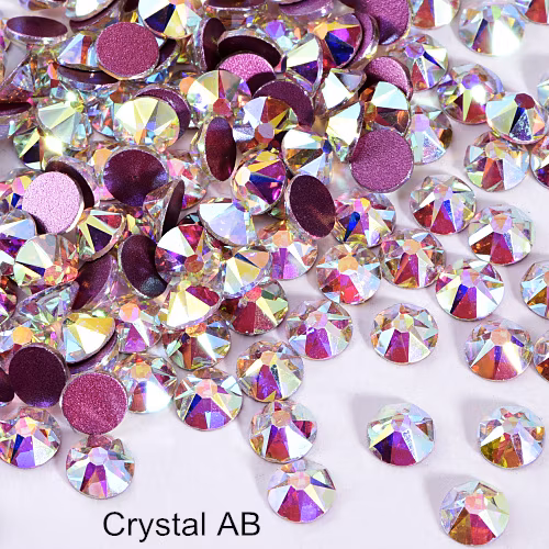 Wholesale Flat Back Loose Glass Strass Rose Gold Base Ss20 Clear Non Hot Fix Nail Art Rhinestones for Nail Decoration