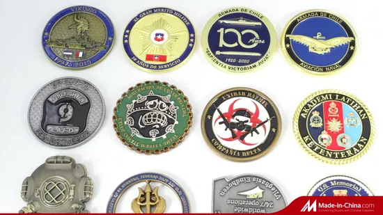 Papel acrílico personalizado, peso de Metal, regalo de negocios, Metal de cobre crudo, efecto 3D, desafío, moneda de recuerdo, esmalte suave, artesanía de águila