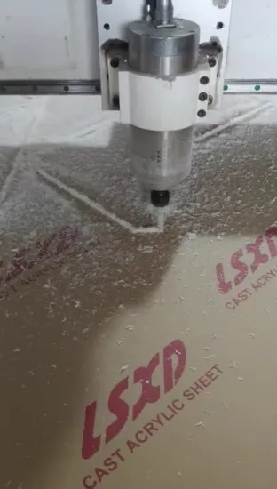 Trofeo de acrílico plástico cristalino hecho a medida de la fábrica del OEM Craft